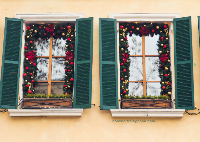 Come decorare la finestre di casa per Natale